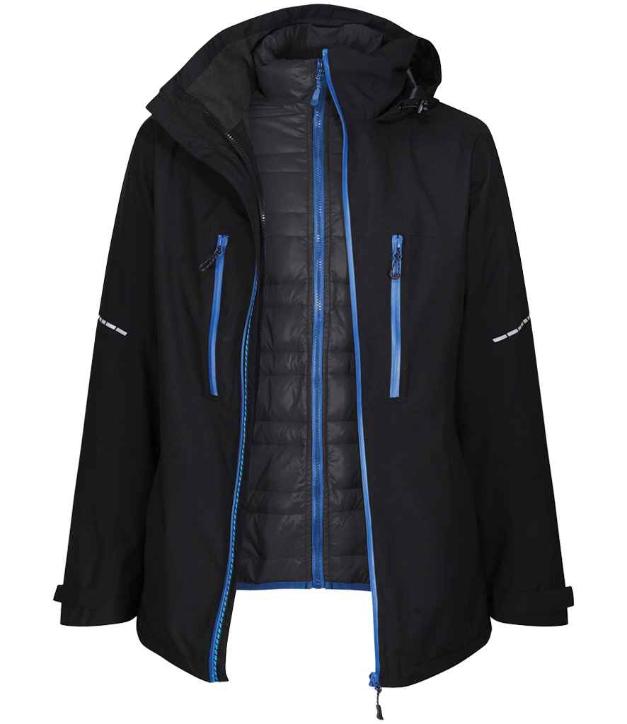 Regatta X-Pro Evader III 3-in-1 Jacket - Black/Oxford Blue